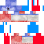 Minecraft skin texture, 64x64 pixels