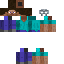 Minecraft skin texture, 64x64 pixels