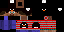 Minecraft skin texture, 64x32 legacy pixels