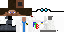 Minecraft skin texture, 64x32 legacy pixels