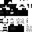 Black Minecraft skin texture, 64x64 pixels