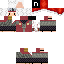 Minecraft skin texture, 64x64 pixels