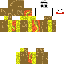 Minecraft skin texture, 64x64 pixels