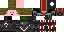 Minecraft skin texture, 64x32 legacy pixels