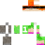 Minecraft skin texture, 64x64 pixels