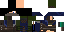 Minecraft skin texture, 64x32 legacy pixels