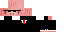 Minecraft skin texture, 64x32 legacy pixels
