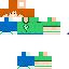 Minecraft skin texture, 64x64 pixels