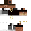 Minecraft skin texture, 64x64 pixels