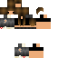 Minecraft skin texture, 64x64 pixels