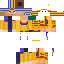 Minecraft skin texture, 64x64 pixels
