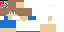 Minecraft skin texture, 64x32 legacy pixels
