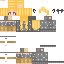 Minecraft skin texture, 64x64 pixels