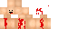 Minecraft skin texture, 64x32 legacy pixels
