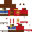 Minecraft skin texture, 64x64 pixels