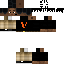Minecraft skin texture, 64x64 pixels