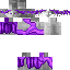 Minecraft skin texture, 64x64 pixels