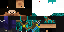 Minecraft skin texture, 64x32 legacy pixels