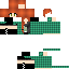 Minecraft skin texture, 64x64 pixels