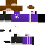 Minecraft skin texture, 64x64 pixels