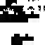 Black Minecraft skin texture, 64x64 pixels