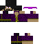 Minecraft skin texture, 64x64 pixels
