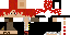 Minecraft skin texture, 64x32 legacy pixels