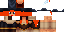 Minecraft skin texture, 64x32 legacy pixels