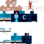 Minecraft skin texture, 64x64 pixels