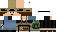 Minecraft skin texture, 64x32 legacy pixels