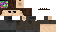 Minecraft skin texture, 64x32 legacy pixels