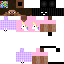 Minecraft skin texture, 64x64 pixels