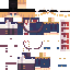 Minecraft skin texture, 64x64 pixels
