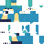 Minecraft skin texture, 64x64 pixels