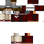 Minecraft skin texture, 64x64 pixels