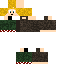 Minecraft skin texture, 64x64 pixels