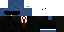 Minecraft skin texture, 64x32 legacy pixels