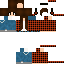 Minecraft skin texture, 64x64 pixels