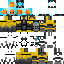 Minecraft skin texture, 64x64 pixels