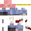 Minecraft skin texture, 64x64 pixels