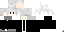 Minecraft skin texture, 64x32 legacy pixels