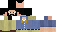 Minecraft skin texture, 64x32 legacy pixels