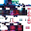 Minecraft skin texture, 64x64 pixels