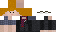 Minecraft skin texture, 64x32 legacy pixels
