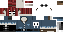 Minecraft skin texture, 64x32 legacy pixels