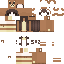 Minecraft skin texture, 64x64 pixels