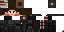 Minecraft skin texture, 64x32 legacy pixels