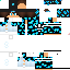 Minecraft skin texture, 64x64 pixels