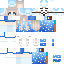 Minecraft skin texture, 64x64 pixels