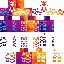 Minecraft skin texture, 64x64 pixels